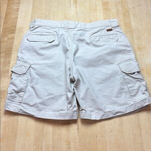 VTG Y2K Carhartt Men's Cargo Work Shorts Light Beige Size 38